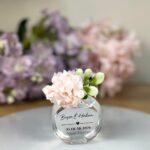 Kolonya Şişesi Oval Model Yapay Çiçekli (50 cc)