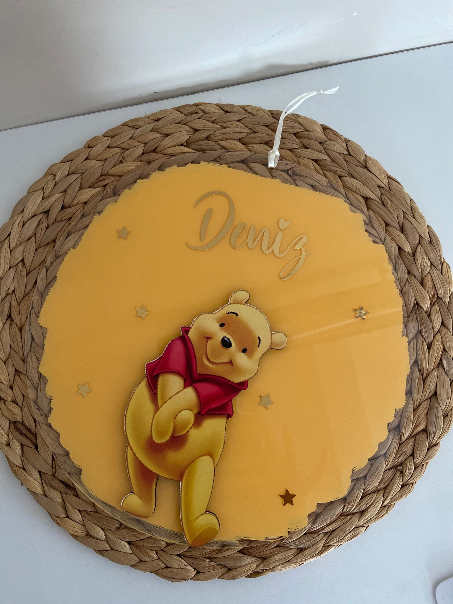 45f568f9-17e5-40cf-b23f-933dd4c9ceb4 Winnie the Pooh Pleksi Boyama Kapısüsü - Görsel 1