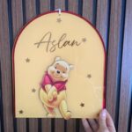 Winnie the Pooh Figürlü Pencere Model Kapısüsü